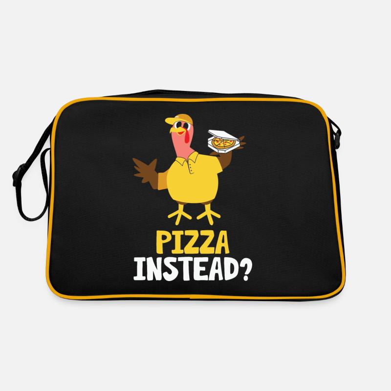 Thanksgiving Turkey Pizza à la place Sac Retro