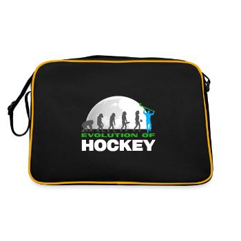 hockey hockey sur gazon-évolution hockey sur gazonhockey - Sac Retro - noir/or - Dos