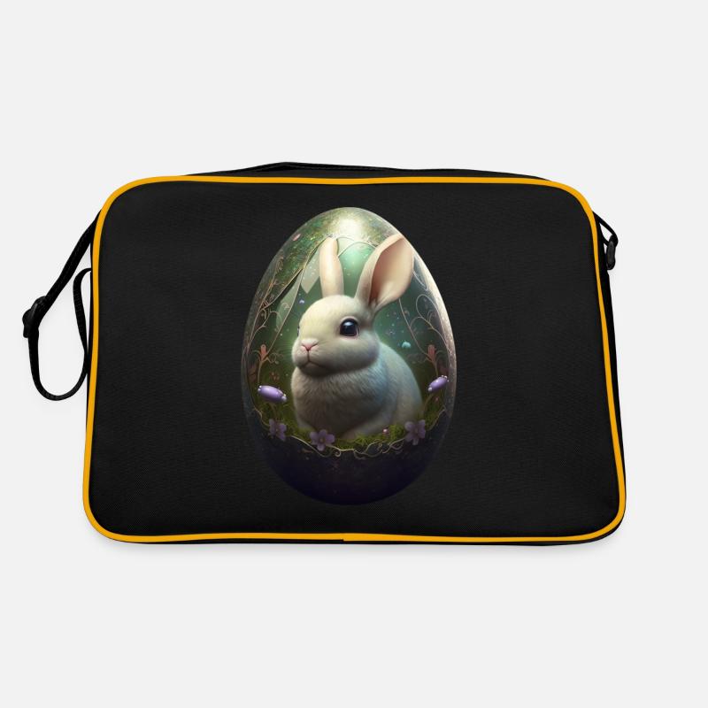 Wald Osterhase Retro Tasche