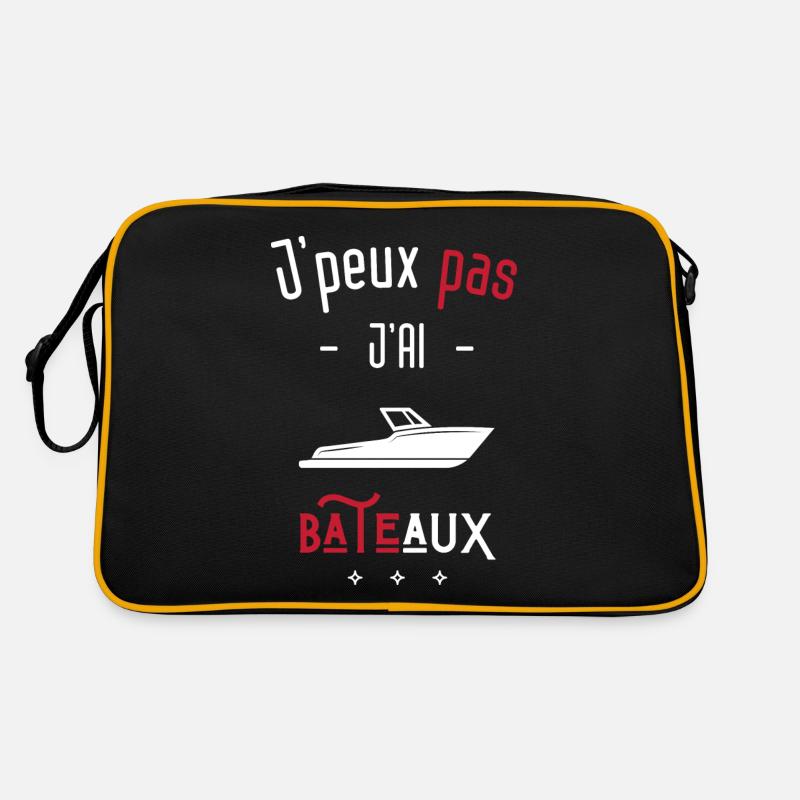 J'peux pas j'ai bâteau Sac Retro