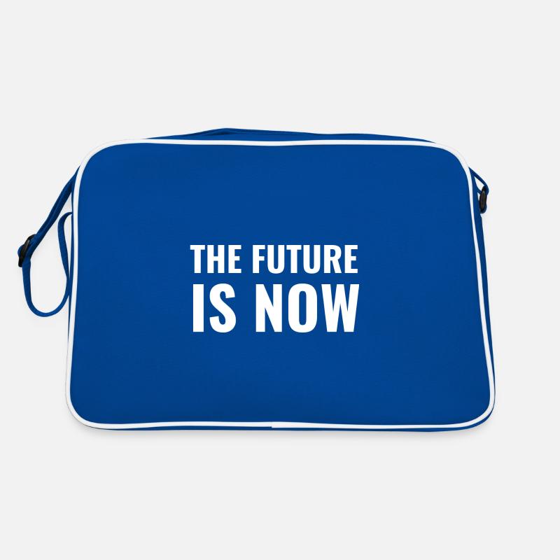 The Future is now the future is now saying Retro Bag