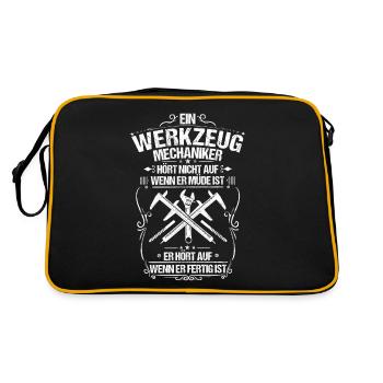 Outil de diligence en matière de cadeau pour outilleur - Sac Retro - noir/or - Dos