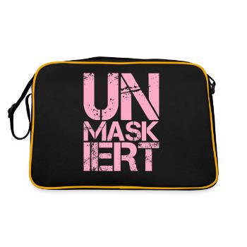 UN MASKED - Démasqué - Démasqué. NOUVEAU HIT! - Sac Retro - noir/or - Dos