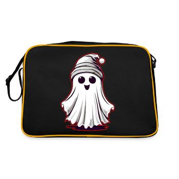 Mignon petit croque-mitaine avec casquette - Sac Retro - noir/or - Dos