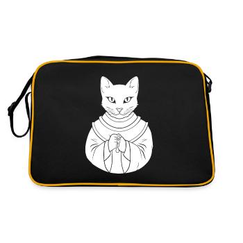Chat chrétien chrétien - Sac Retro - noir/or - Dos