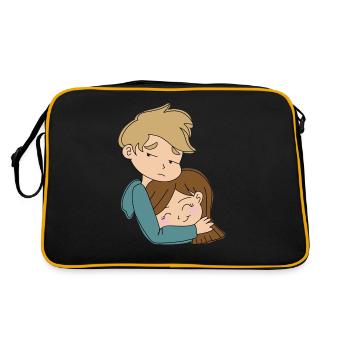 Cuddle Overload - Retro Bag - black/gold - Back