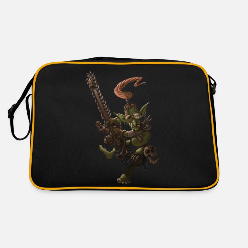 chainsaw goblin Retro Bag