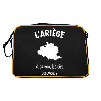 ariege-histoire - Sac Retro - noir/or - Dos