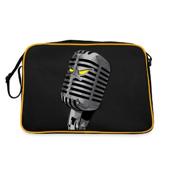 micro hip hop - Retro Bag - black/gold - Back
