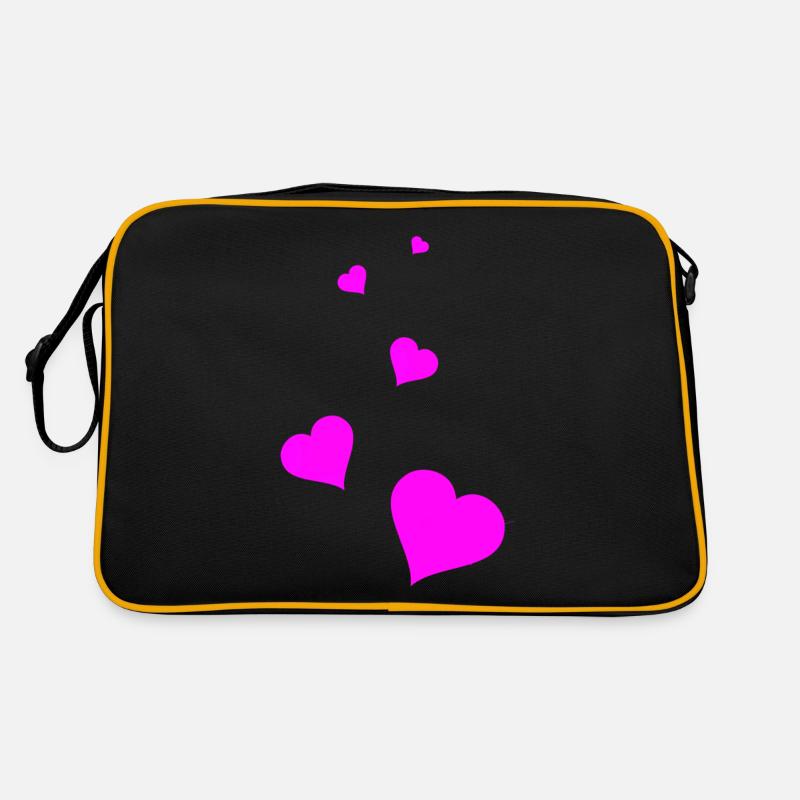 Coeurs roses Sac Retro