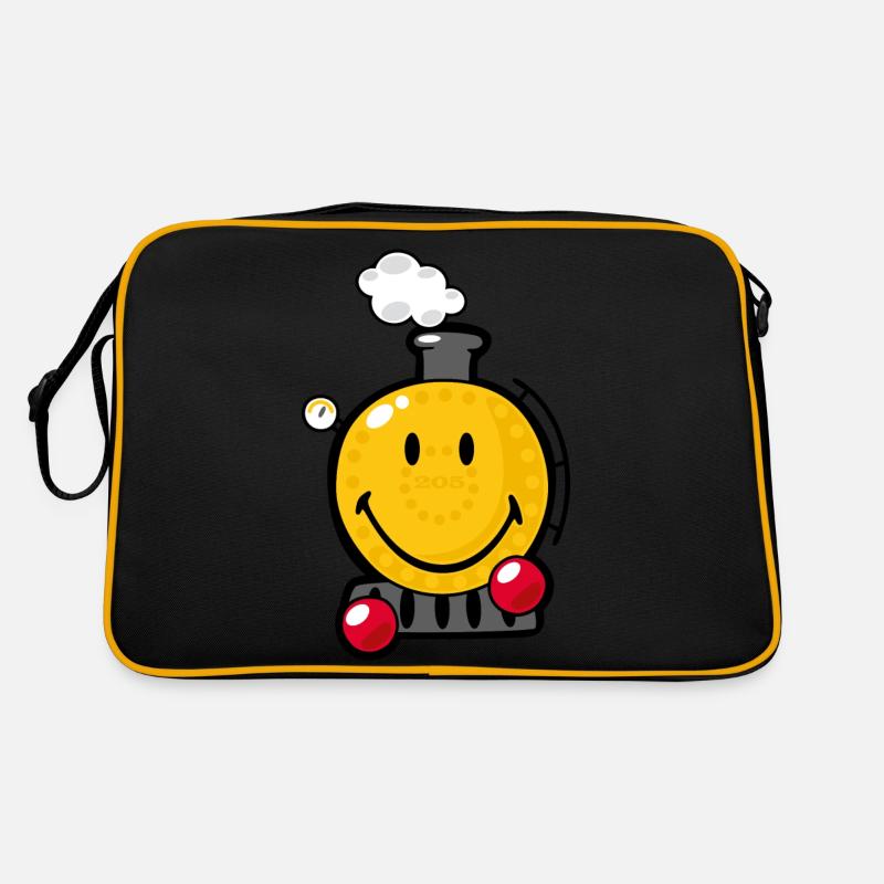 Smiley Train Retro Tasche