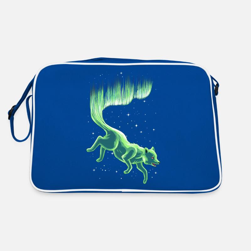 Arctic fox fox aurora Retro Bag