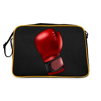 Gant de boxe - Sac Retro - noir/or - Dos