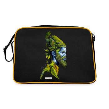 Caraïbes - Sac Retro - noir/or - Dos