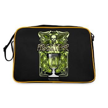 Absinthe - La Fée Verte - Sac Retro - noir/or - Dos