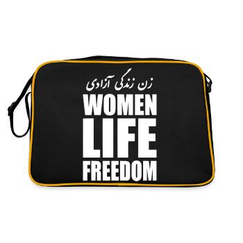 Women life freedom iran - Sac Retro - noir/or - Dos
