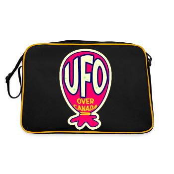 OVNI au-dessus du Canada - Sac Retro - noir/or - Dos