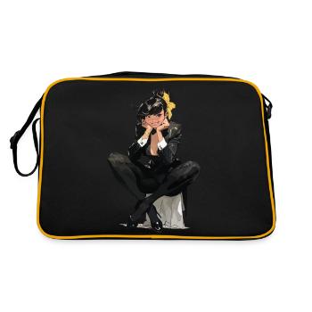Vous voulez voir un tour de magie? - Sac Retro - noir/or - Dos
