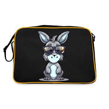 Tom the Donkey - Retro Bag - black/gold - Back