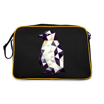 Pingouin // pingouin - Sac Retro - noir/or - Dos