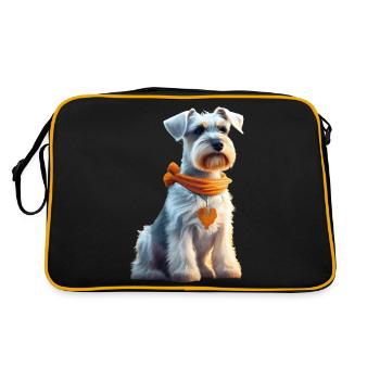 beau chien - Sac Retro - noir/or - Dos