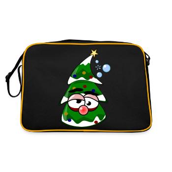 Arbre de Noël ivre - Sac Retro - noir/or - Dos