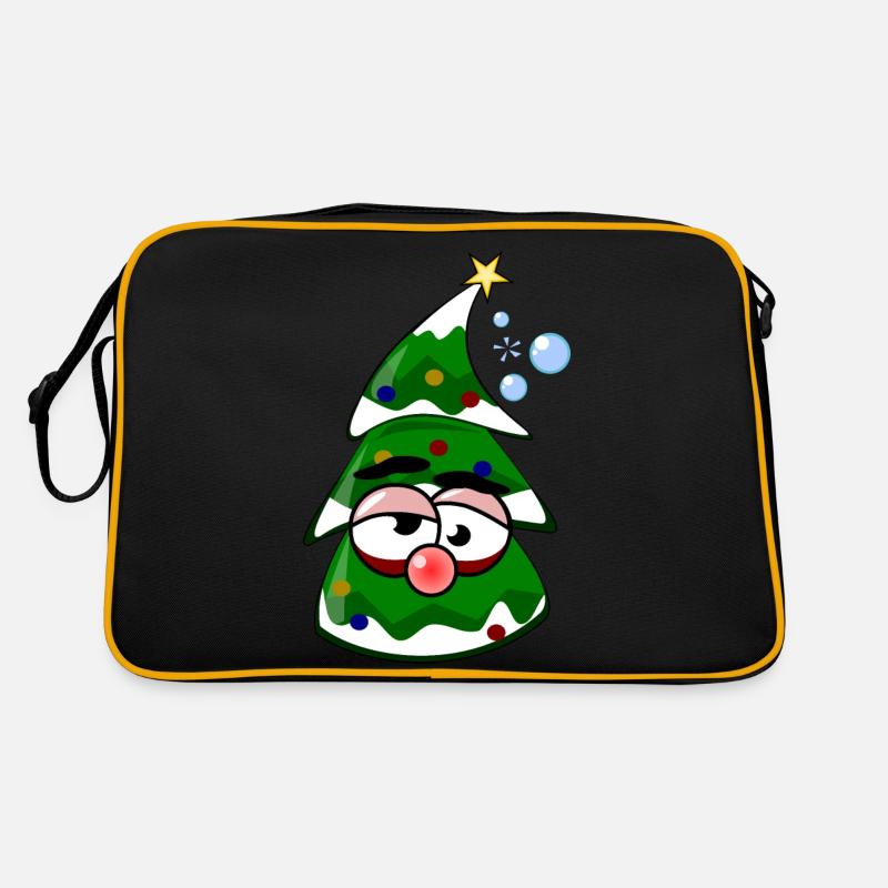 Drunk Christmas Tree Retro Bag