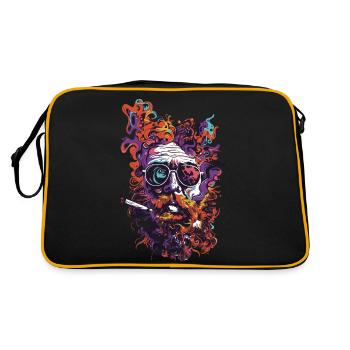 Fumer de l’herbe Cannabis Fumer du cannabis Trip Dream Joint - Sac Retro - noir/or - Dos