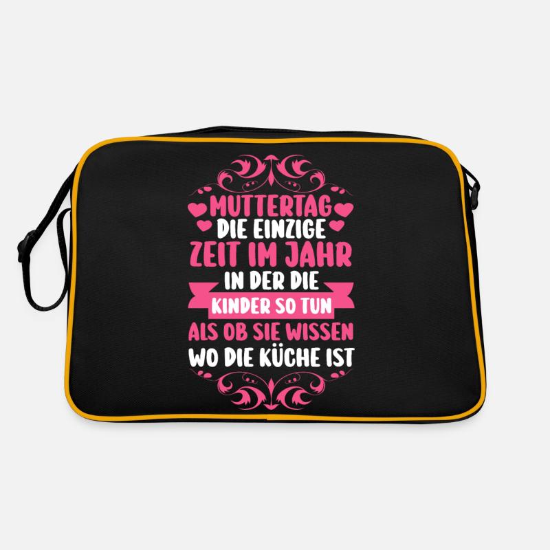 Mutter Muttertag Mama Retro Tasche