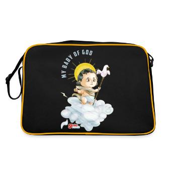 Mon Enfant Jésus - Sac Retro - noir/or - Dos