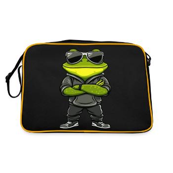 Frog Comic Cool - Retro Bag - black/gold - Back