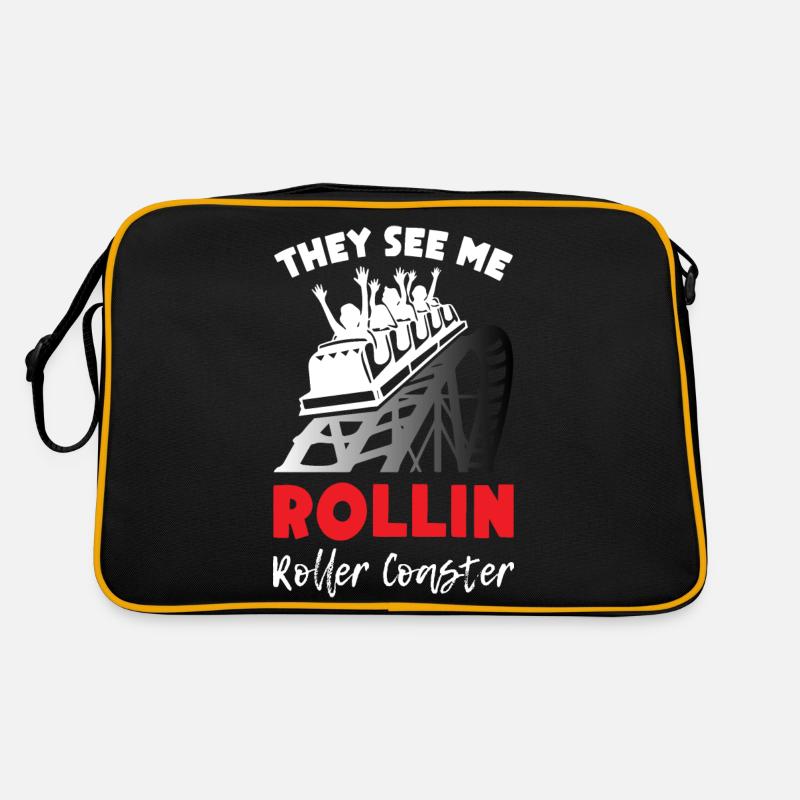 They See me Rollin Roller Coaster Retro Bag