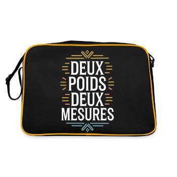 Deux poids deux mesures - Sac Retro - noir/or - Dos