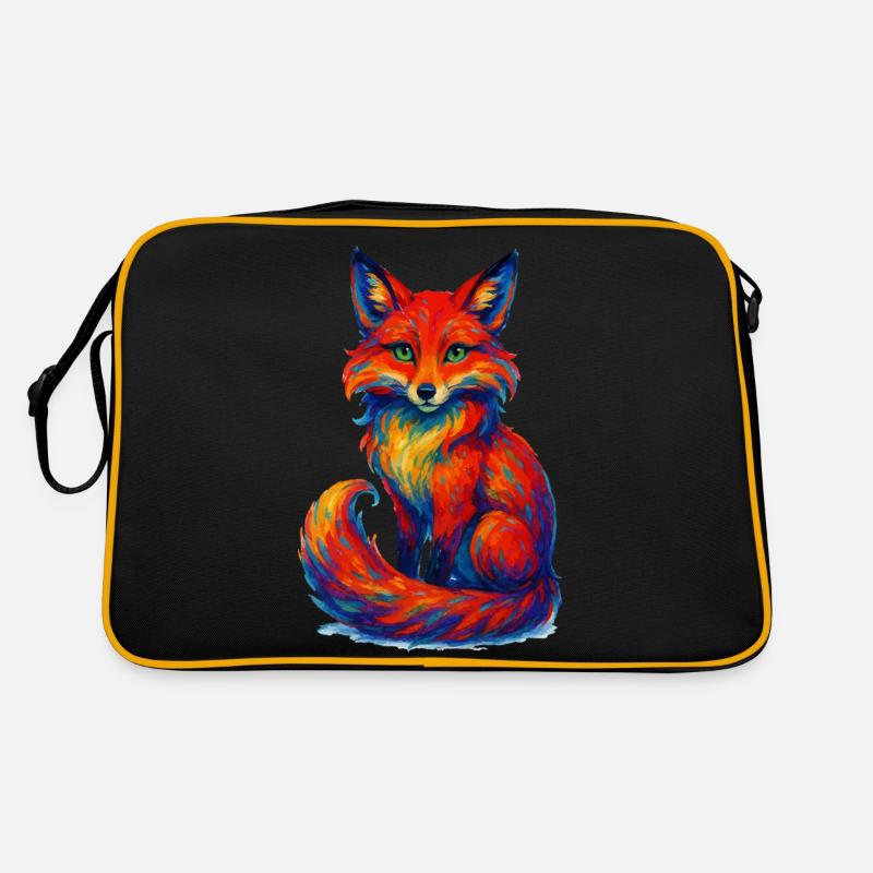 fuchs tier Retro Tasche