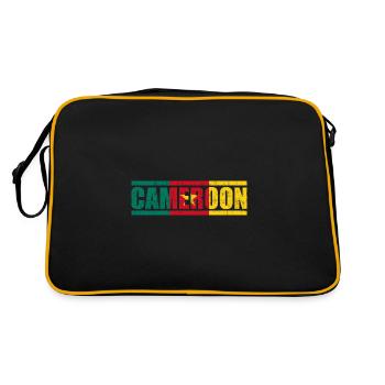 Cameroun - Sac Retro - noir/or - Dos