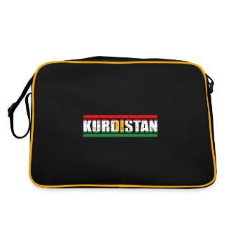 Kurdistan - Sac Retro - noir/or - Dos