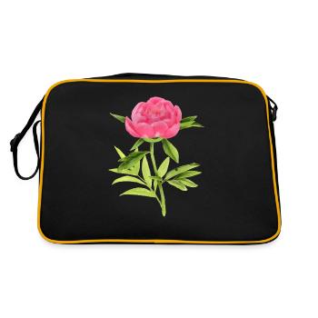Pivoine - Sac Retro - noir/or - Dos