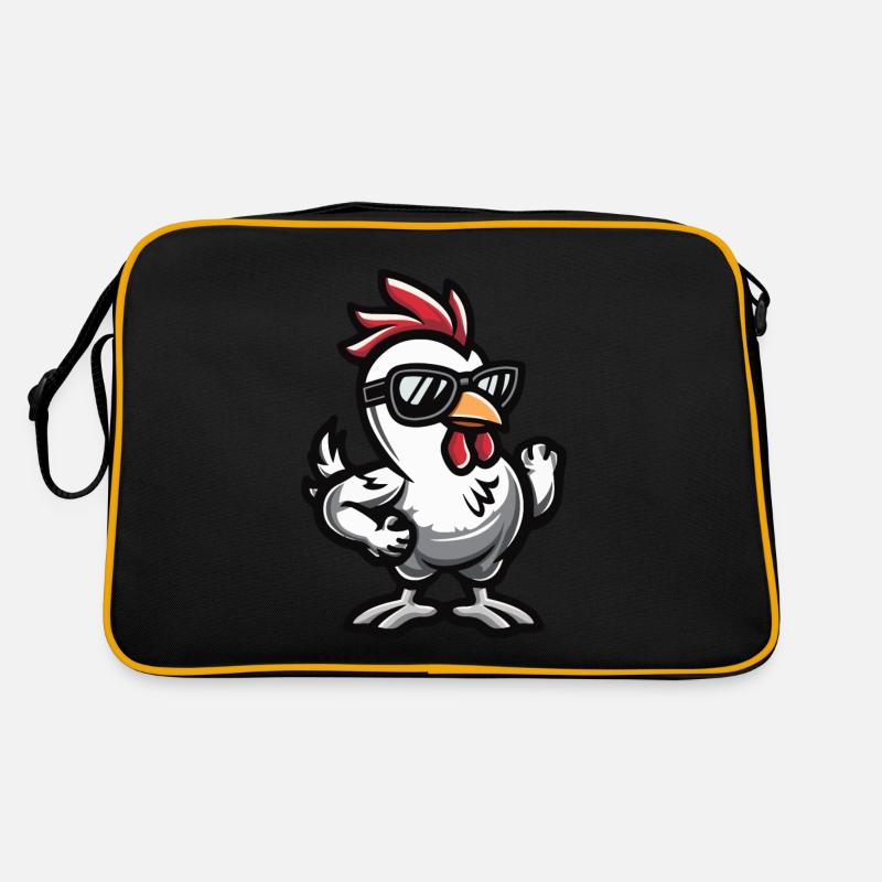 Huhn Cool Comic Retro Tasche