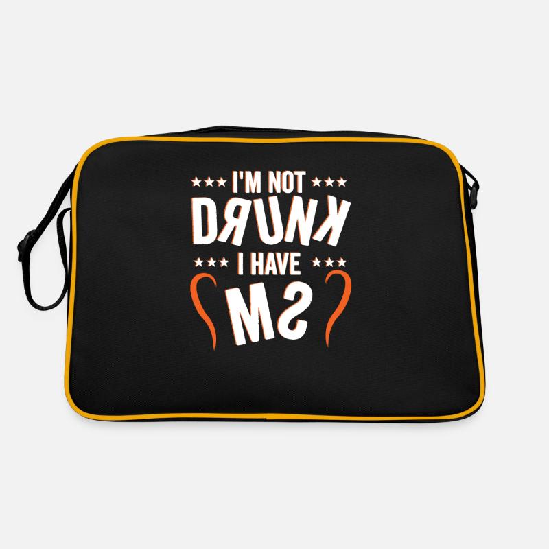 MS Warrior Humor: Not Drunk, Just MS Retro Bag