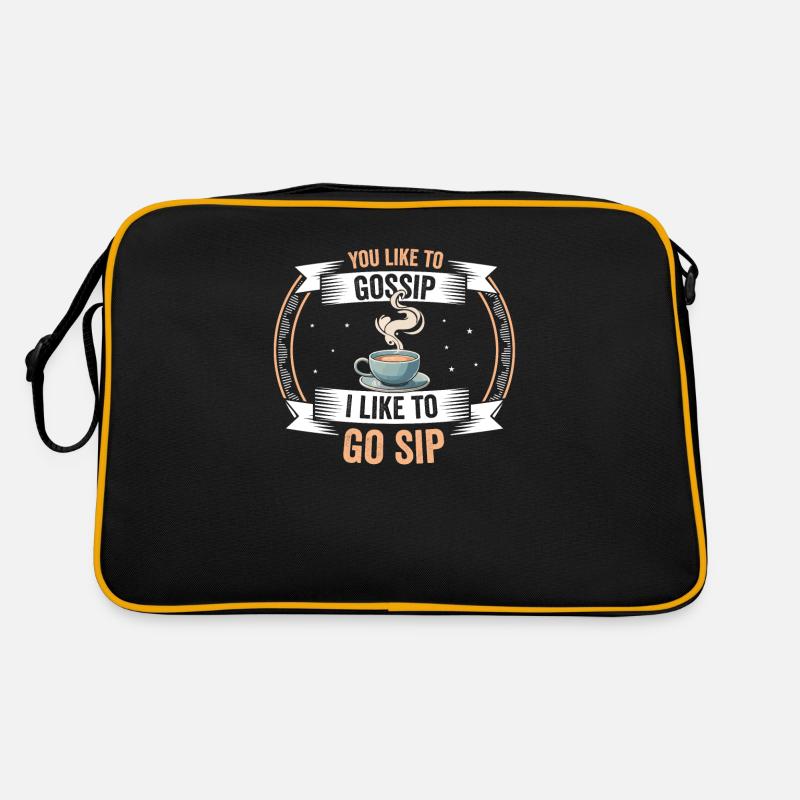 You clap I sip coffee time Retro Bag