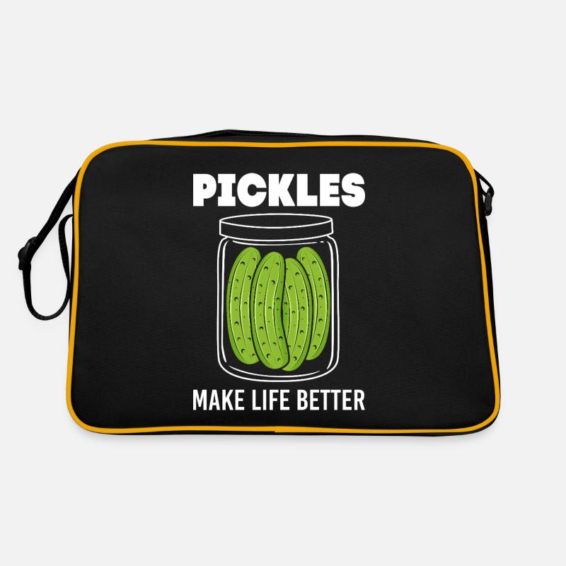 Cucumber Cucumber Pickle Retro Bag