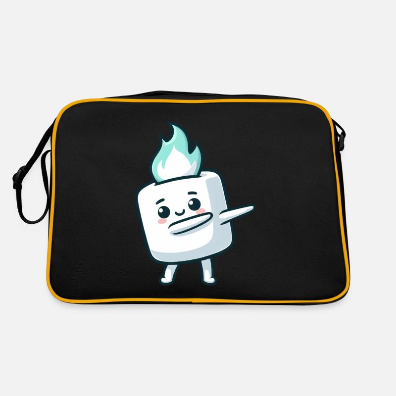 Cute Marshmallow Dabbing Sugar Comic Retro Bag