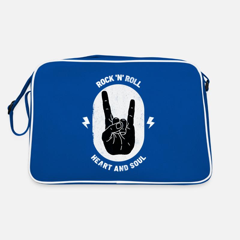 Rock 'N' Roll Devil Horns Metal Fork Rock Gift Retro Bag