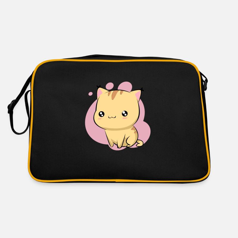 Cute cute cat Retro Bag