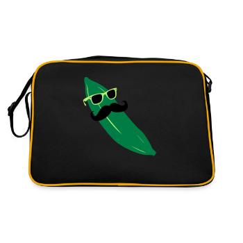 MoCumber - Retro Tasche - Schwarz/Gold - Hinten