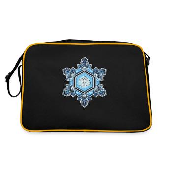 Cristal d'eau, Merci, Remerciements, OM, Emoto - Sac Retro - noir/or - Dos
