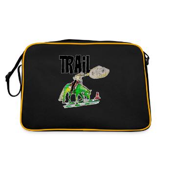 Trail - Retro Bag - black/gold - Back