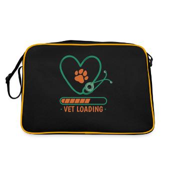 Formation vétérinaire Vétérinaire Assistant vétérinaire Animal - Sac Retro - noir/or - Dos