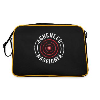 Aghenego Nasgionfa - J’en avais assez - Sac Retro - noir/or - Dos