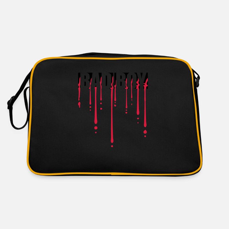 Blut Bad Boy - Retro Tasche - Schwarz/Gold